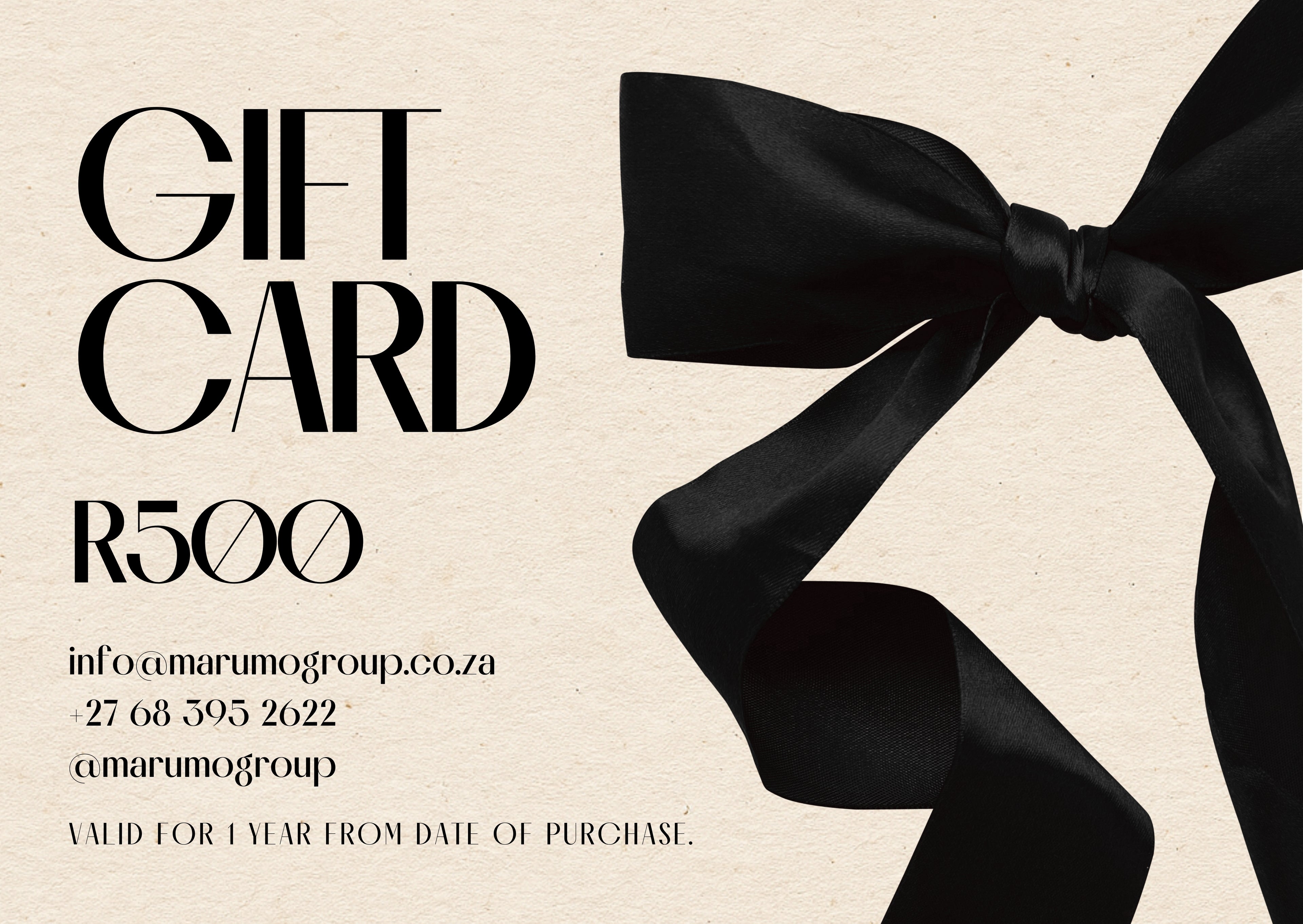 MARUMO Gift Card