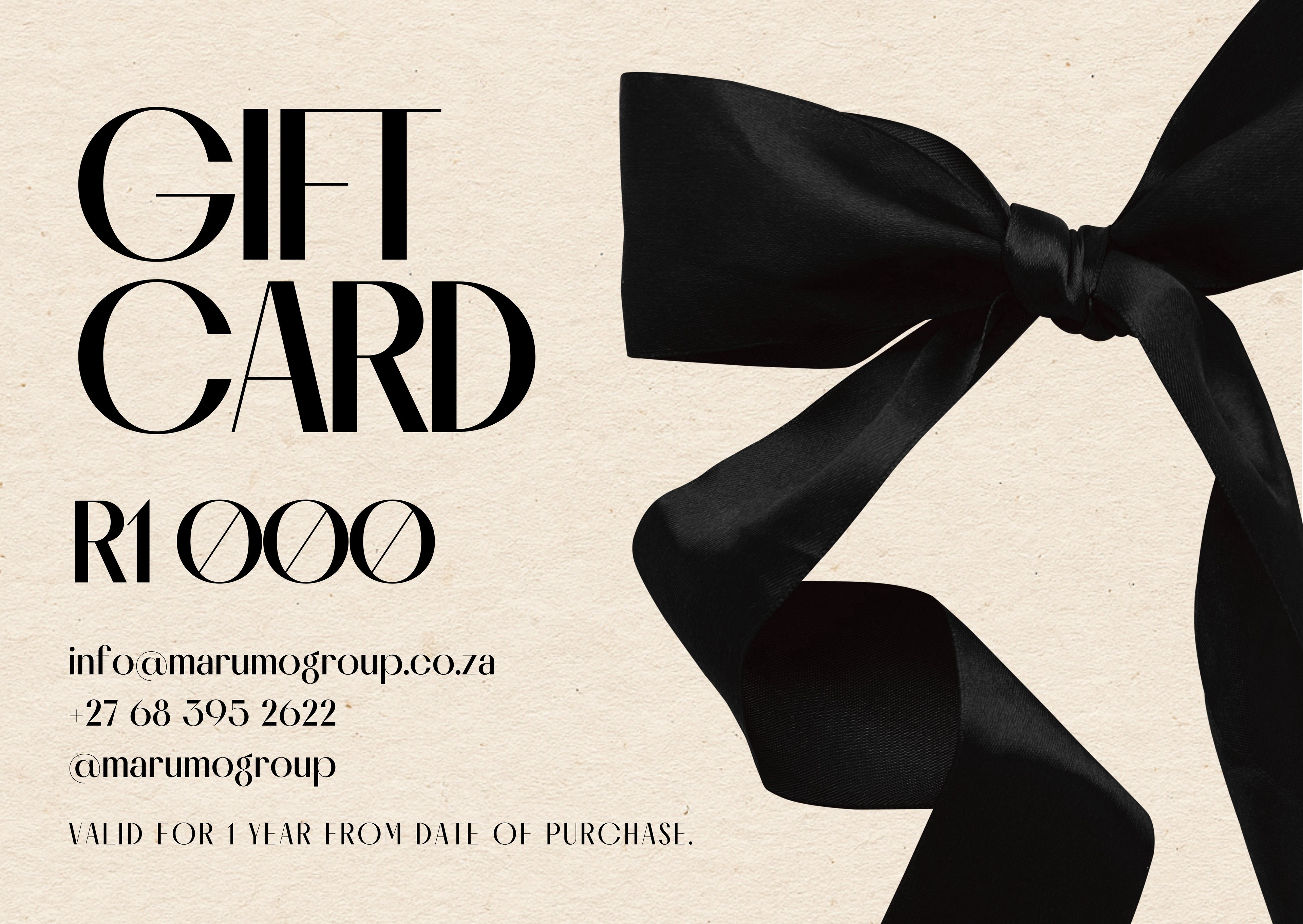 MARUMO Gift Card